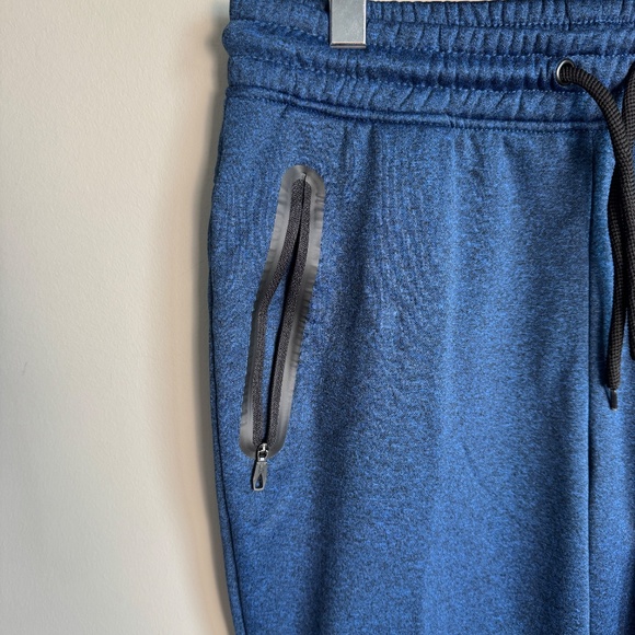 Spyder Active Men's Elastic Waist Fleece Jogger Sweatpants Blue‎ Medium Athletic - Picture 4 of 14